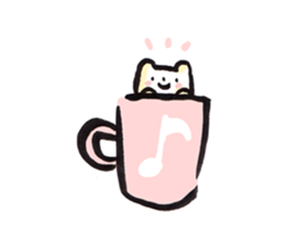 Relaxing animals. sticker #15628916