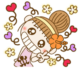 Day 9 of the Hawaiian Girl ocyame sticker #15629401