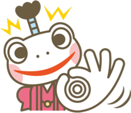 The tonosama frogstory edo period story sticker #15629403