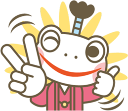 The tonosama frogstory edo period story sticker #15629406