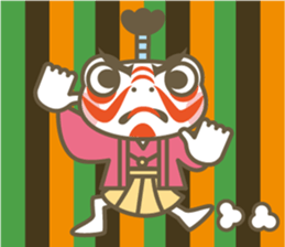 The tonosama frogstory edo period story sticker #15629425