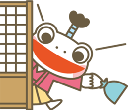 The tonosama frogstory edo period story sticker #15629428