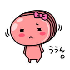 cooked ham and Wiener sticker #15629537