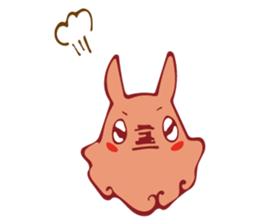 Pancake devilfish which sleeps well sticker #15631027