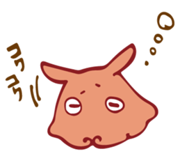 Pancake devilfish which sleeps well sticker #15631030