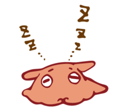 Pancake devilfish which sleeps well sticker #15631031