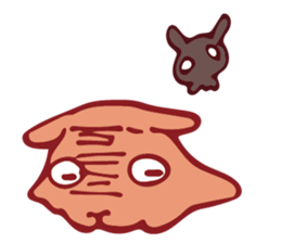 Pancake devilfish which sleeps well sticker #15631039