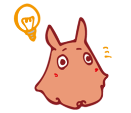 Pancake devilfish which sleeps well sticker #15631048