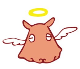 Pancake devilfish which sleeps well sticker #15631051