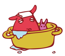Pancake devilfish which sleeps well sticker #15631052