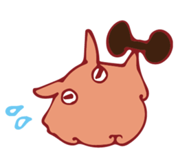 Pancake devilfish which sleeps well sticker #15631054