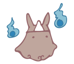Pancake devilfish which sleeps well sticker #15631061