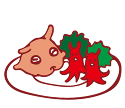 Pancake devilfish which sleeps well sticker #15631062