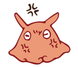 Pancake devilfish which sleeps well sticker #15631064