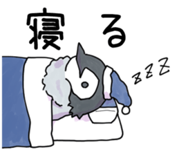 Unfriendly penguin sticker #15631563