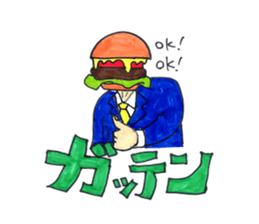 hamburger Head welcome to Japan sticker #15631934