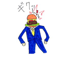 hamburger Head welcome to Japan sticker #15631936
