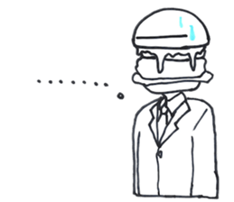 hamburger Head welcome to Japan sticker #15631948