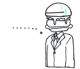 hamburger Head welcome to Japan sticker #15631948