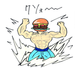 hamburger Head welcome to Japan sticker #15631950