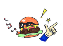 hamburger Head welcome to Japan sticker #15631953