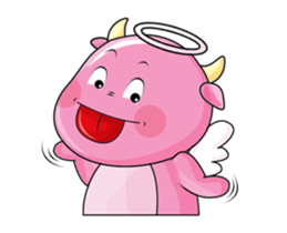Angel Calf Deeply Emotions Animated sticker #15632228