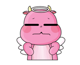 Angel Calf Deeply Emotions Animated sticker #15632229