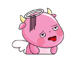 Angel Calf Deeply Emotions Animated sticker #15632231
