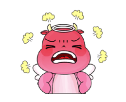 Angel Calf Deeply Emotions Animated sticker #15632232