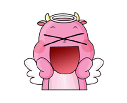 Angel Calf Deeply Emotions Animated sticker #15632233