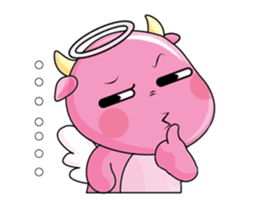 Angel Calf Deeply Emotions Animated sticker #15632236