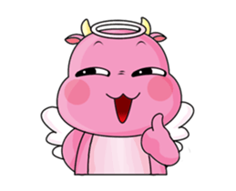 Angel Calf Deeply Emotions Animated sticker #15632237