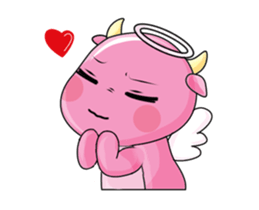 Angel Calf Deeply Emotions Animated sticker #15632238