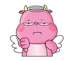 Angel Calf Deeply Emotions Animated sticker #15632239