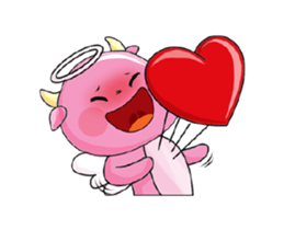 Angel Calf Deeply Emotions Animated sticker #15632245
