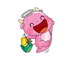 Angel Calf Deeply Emotions Animated sticker #15632248