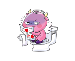 Angel Calf Deeply Emotions Animated sticker #15632249