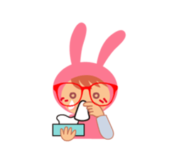 Madam rabbit Sticker sticker #15632526