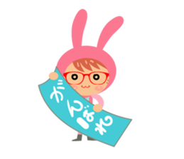 Madam rabbit Sticker sticker #15632531