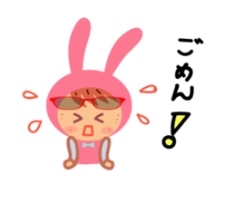 Madam rabbit Sticker sticker #15632534