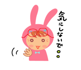 Madam rabbit Sticker sticker #15632536