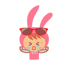 Madam rabbit Sticker sticker #15632540