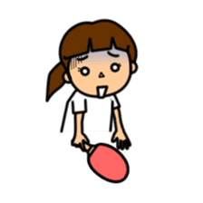 Ping-Pong Girl sticker #15634070