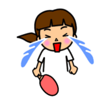 Ping-Pong Girl sticker #15634076