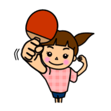 Ping-Pong Girl sticker #15634079