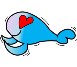 Pinky & Blue Fish sticker #15634143