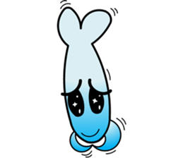 Pinky & Blue Fish sticker #15634147