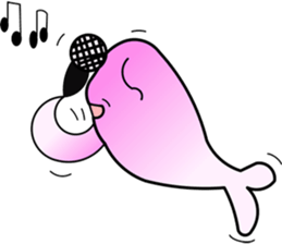 Pinky & Blue Fish sticker #15634151
