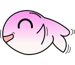 Pinky & Blue Fish sticker #15634155
