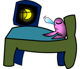 Pinky & Blue Fish sticker #15634156